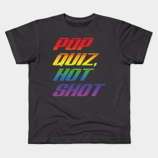 Speed – Pop Quiz Quote (four decks, rainbow effect) Kids T-Shirt